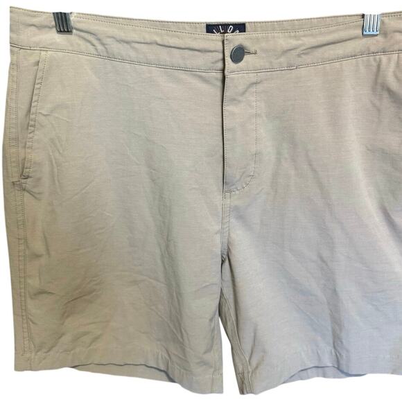 Faherty Mens All Day Short 7” Flat Front Chino Style Khaki Size 35 - Picture 3 of 11